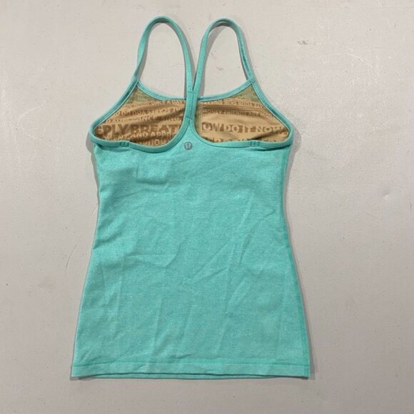 Lululemon Power Y Tank, Aqua, 2, XXS - Picture 2 of 7